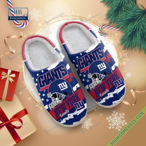 New York Giants Christmas Indoor Slippers