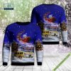 New Hampshire, Nashua Fire Rescue Ladder 2 Ugly Christmas Sweater