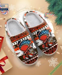 NFL Cleveland Browns Christmas Indoor Slip On Slippers