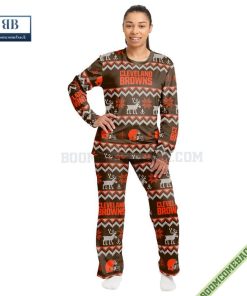 nfl cleveland browns family pajamas set 3 TINRC