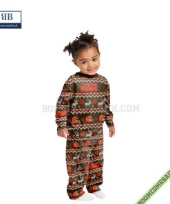 nfl cleveland browns family pajamas set 9 kZkkQ