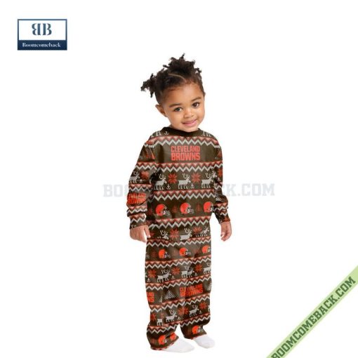NFL Cleveland Browns Family Pajamas Set