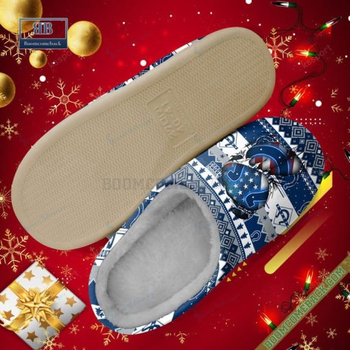 NFL Indianapolis Colts Christmas Indoor Slip On Slippers