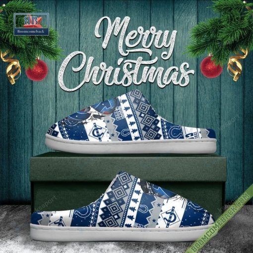NFL Indianapolis Colts Christmas Indoor Slip On Slippers