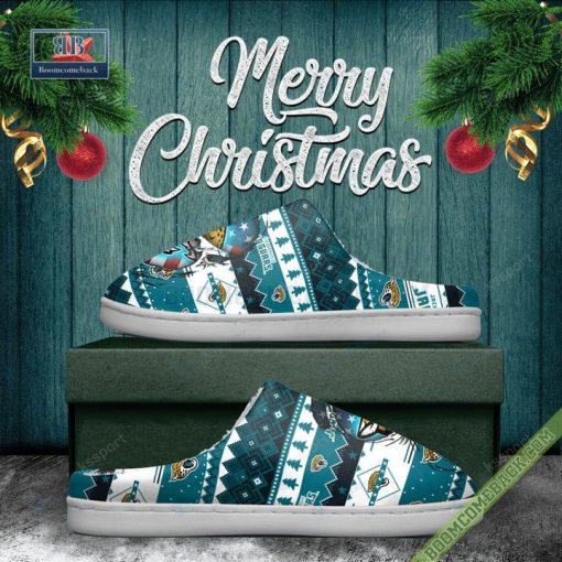 NFL Jacksonville Jaguars Christmas Indoor Slip On Slippers