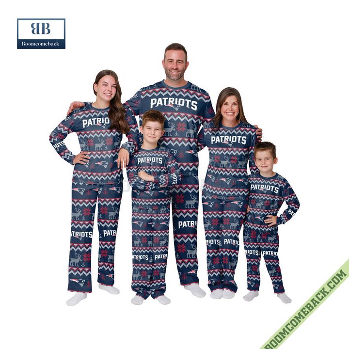 NFL New England Patriots Family Pajamas Set