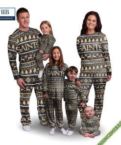 NFL New Orleans Saints Family Pajamas Set