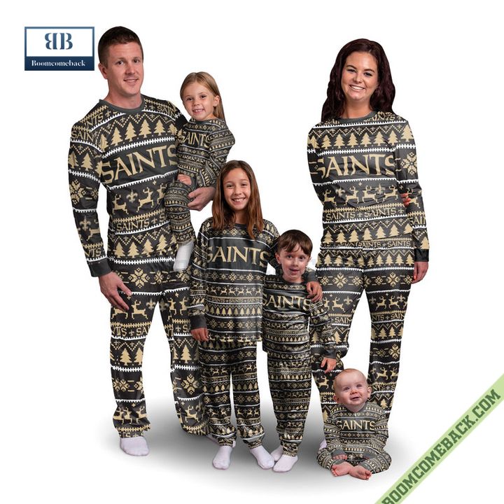 NFL New Orleans Saints Family Pajamas Set