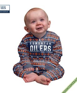 NHL Edmonton Oilers Family Pajamas Set