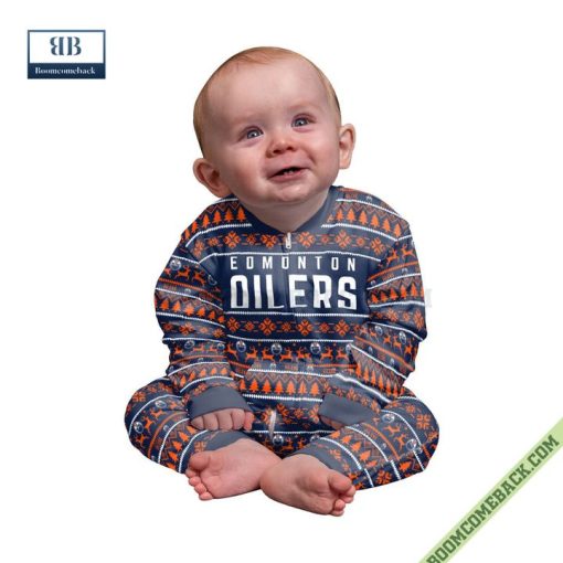 NHL Edmonton Oilers Family Pajamas Set