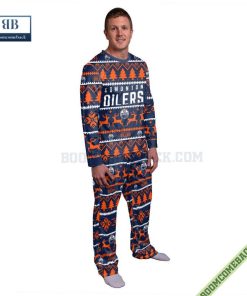 nhl edmonton oilers family pajamas set 3 bLSsv