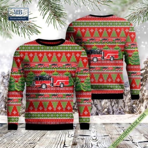 Oklahoma, Yukon Fire Department Christmas Sweater Jumper