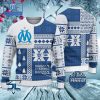 Olympique Lyonnais Santa Hat Ugly Christmas Sweater