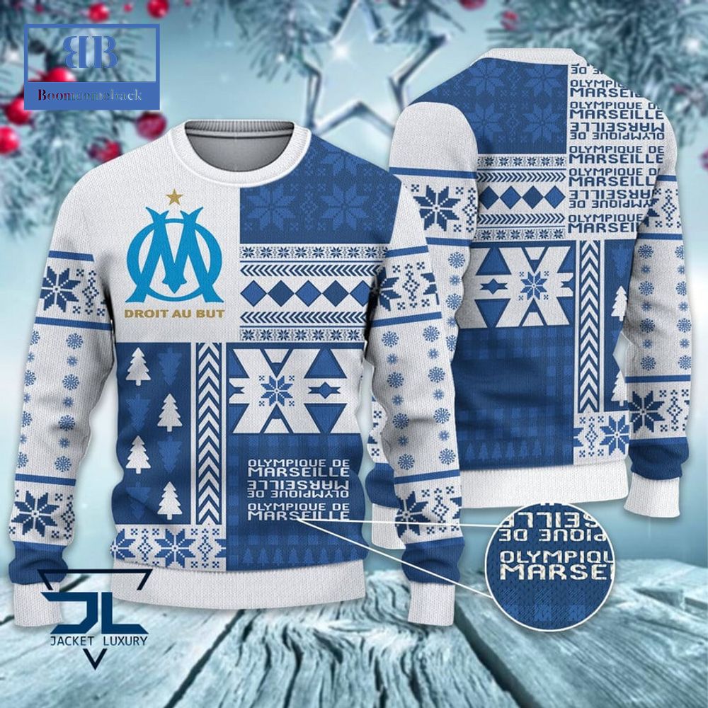 Olympique de Marseille Ugly Christmas Sweater