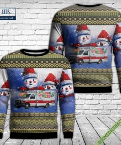 Pennsylvania, Shenandoah Community Ambulance Ugly Christmas Sweater
