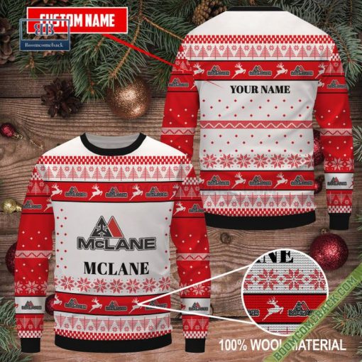 Personalized McLane Company Ugly Christmas Sweater