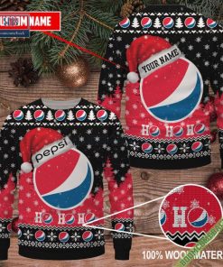 Personalized Pepsi Ho Ho Ho Ugly Christmas Sweater
