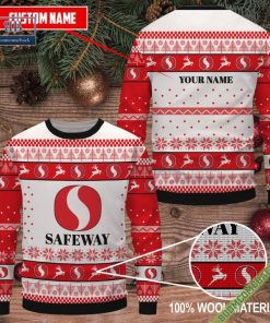 Personalized Safeway American Supermarket Ugly Christmas Sweater