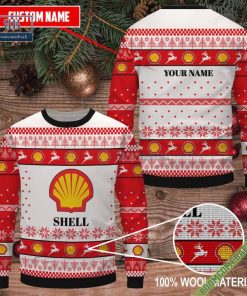 Personalized Shell Plc Ugly Christmas Sweater