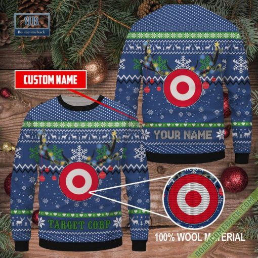 Personalized Target Corporation Christmas Ugly Sweater