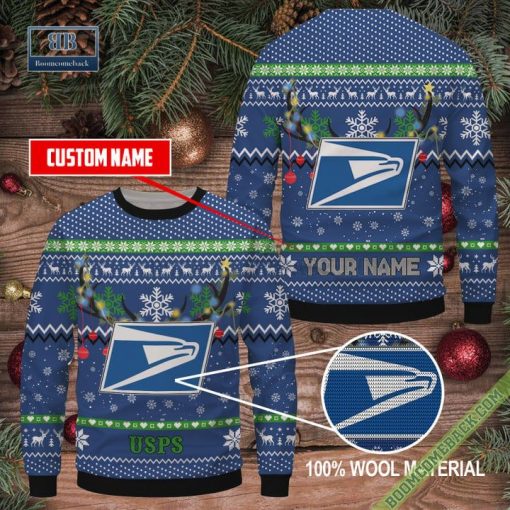 Personalized UPS Christmas Ugly Sweater