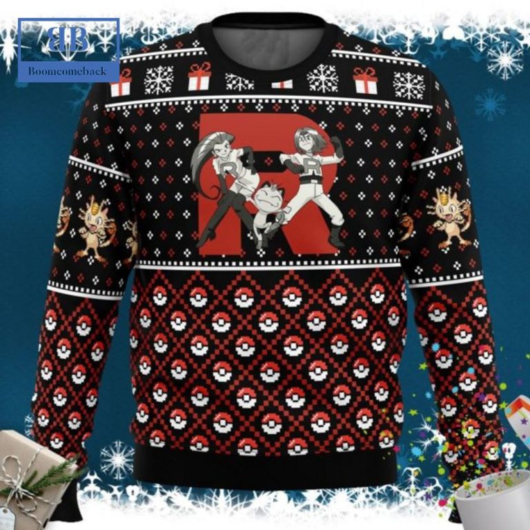 Pokemon Team Rocket Ugly Christmas Sweater