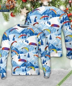 Powered Paragliding Ugly Christmas Sweater