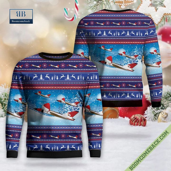 Royal Canadian Air Force Avro Canada CF-105 Arrow Ugly Christmas Sweater