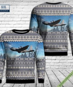 Royal Canadian Air Force Lockheed CC-130H Hercules Ugly Christmas Sweater