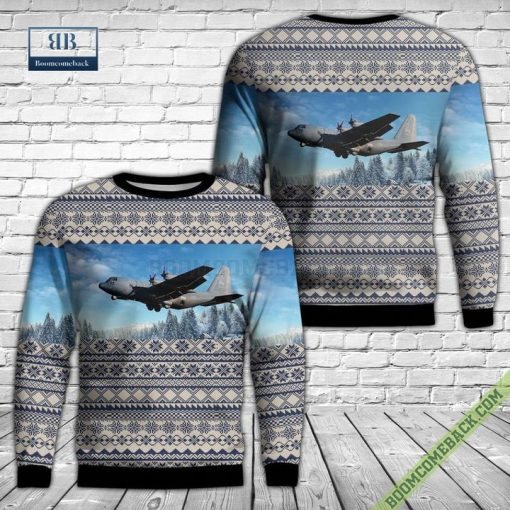 Royal Canadian Air Force Lockheed CC-130H Hercules Ugly Christmas Sweater