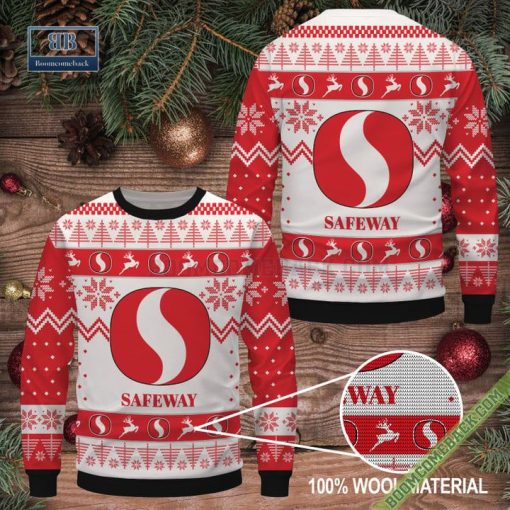 Safeway Christmas Pattern Sweater Jumper