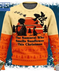 Samurai Champloo The Samurai Who Smells Sunflower This Christmas Ugly Christmas Sweater