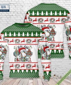Santa's Favorite Baseball Ugly Christmas Sweater