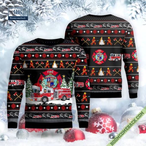 South Carolina, Georgetown Fire Department Ugly Christmas Sweater