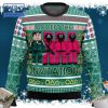 Squid Game Red Suit Guard Merry Squidmas Ugly Christmas Sweater