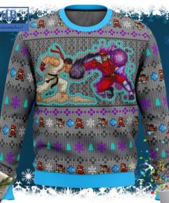 Street Fighter Ryu Vs M. Bison Ugly Christmas Sweater