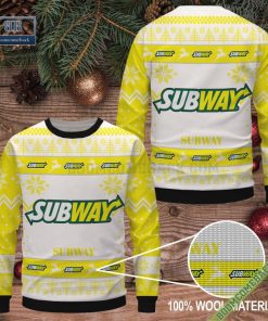 Subway Christmas Pattern Sweater Jumper