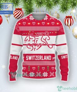 Switzerland National Football Team World Cup 2022 Qatar Style 2 Ugly Christmas Sweater