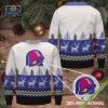 Taco Bell Logo Pattern Ugly Christmas Sweater