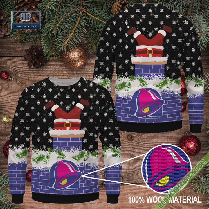 Taco Bell Santa Claus Ugly Christmas Sweater