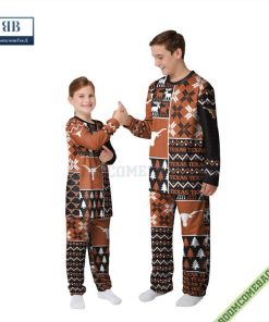 texas longhorns ncaa team family pajamas set 7 C6Dme