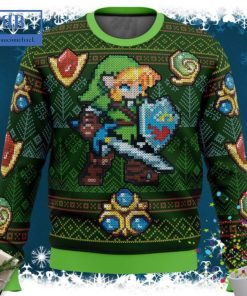 The Legend Of Zelda Link 8 Bit Ugly Christmas Sweater