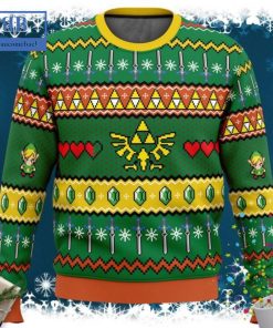 The Legend Of Zelda Symbol Link Ugly Christmas Sweater