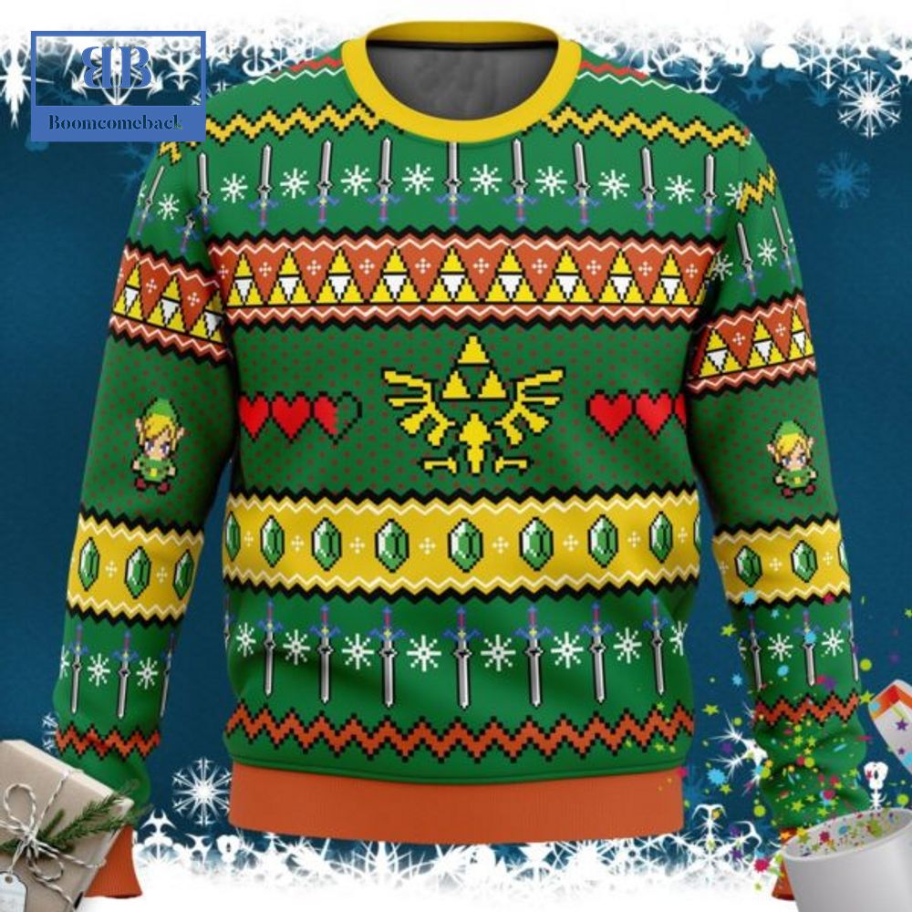The Legend Of Zelda Symbol Link Ugly Christmas Sweater