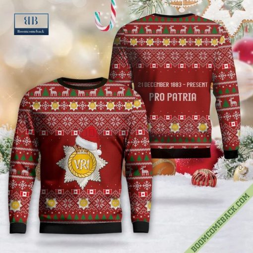The Royal Canadian Regiment Christmas Sweater Jumper