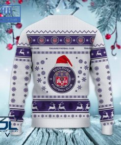 toulouse fc santa hat ugly christmas sweater 5 7LQmj