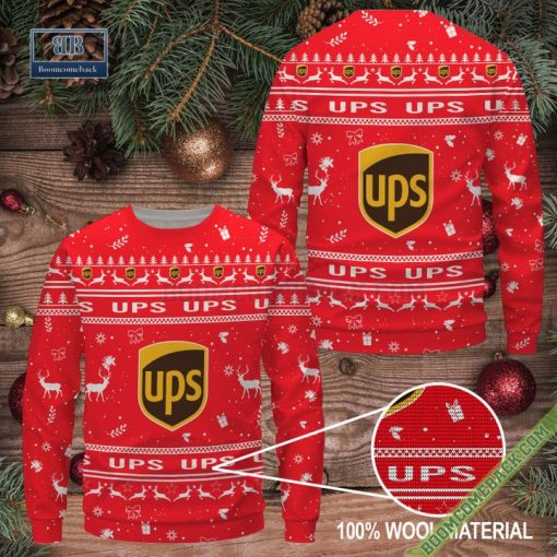 UPS United Parcel Service Ugly Christmas Sweater
