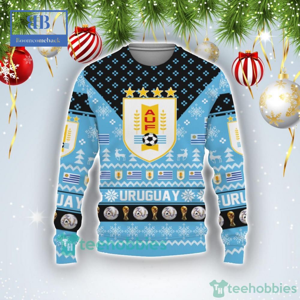 Uruguay National Football Team World Cup 2022 Qatar Style 2 Ugly Christmas Sweater