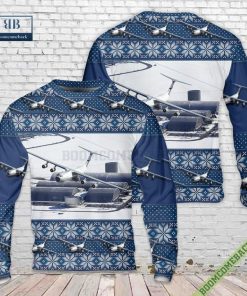 US Air Force Hanoi Taxi Lockheed C-141 Starlifter Ugly Christmas Sweater