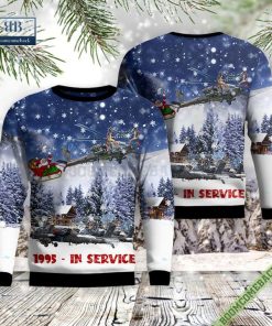 US Army Boeing AH-64D Longbow Apache Ugly Christmas Sweater